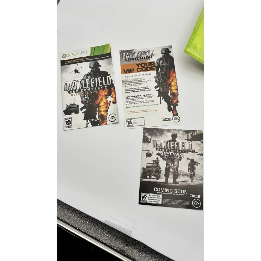 Battlefield: Bad Company 2 (Microsoft Xbox 360, 2010) Complete and Tested